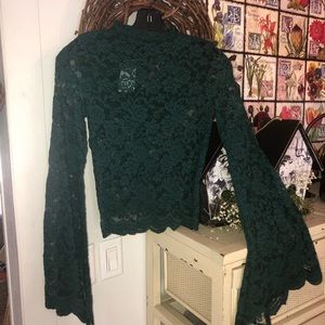 Rue21 Green Lace Top